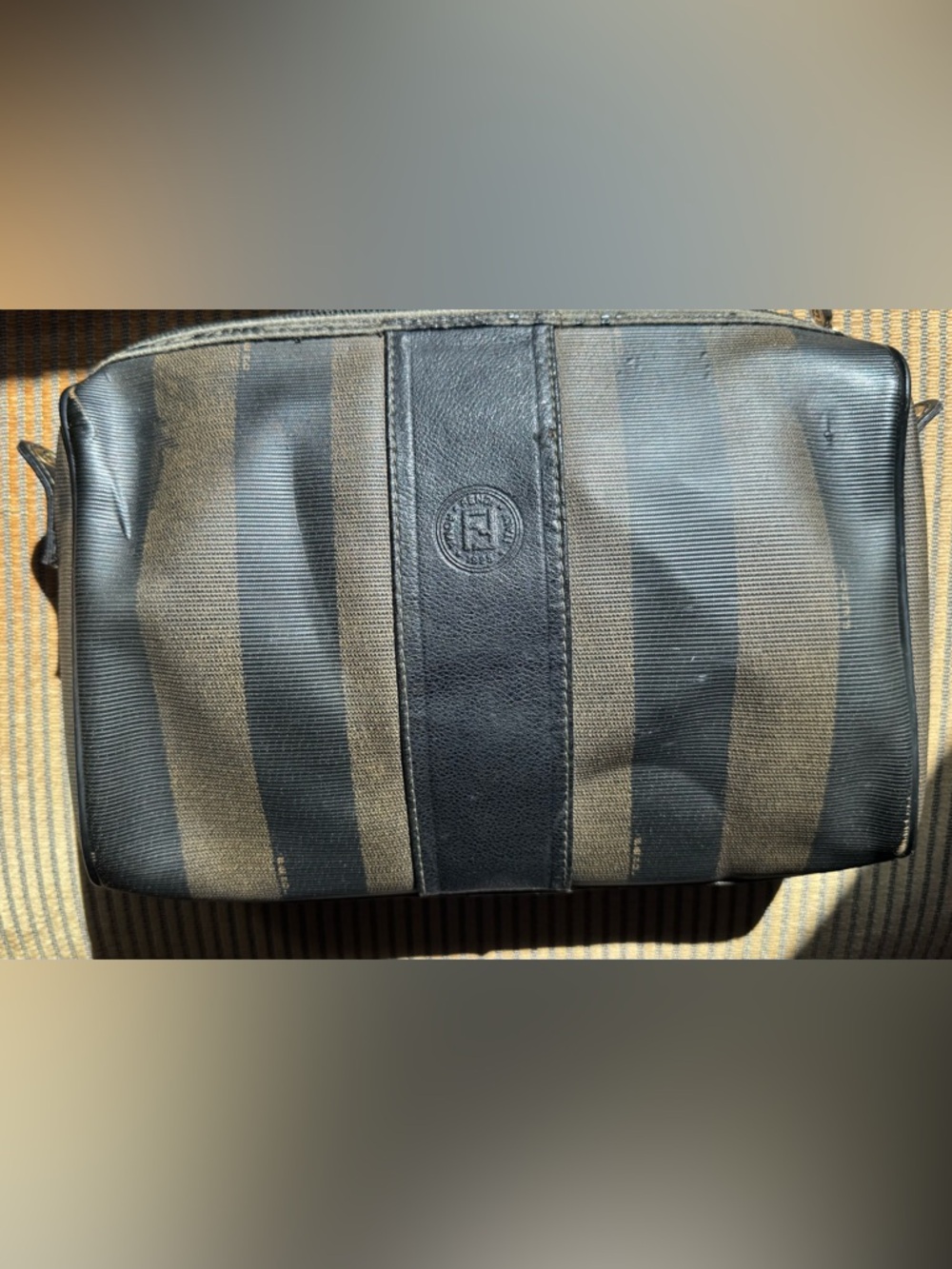 Fendi Pequin Crossbody Bag (no strap)